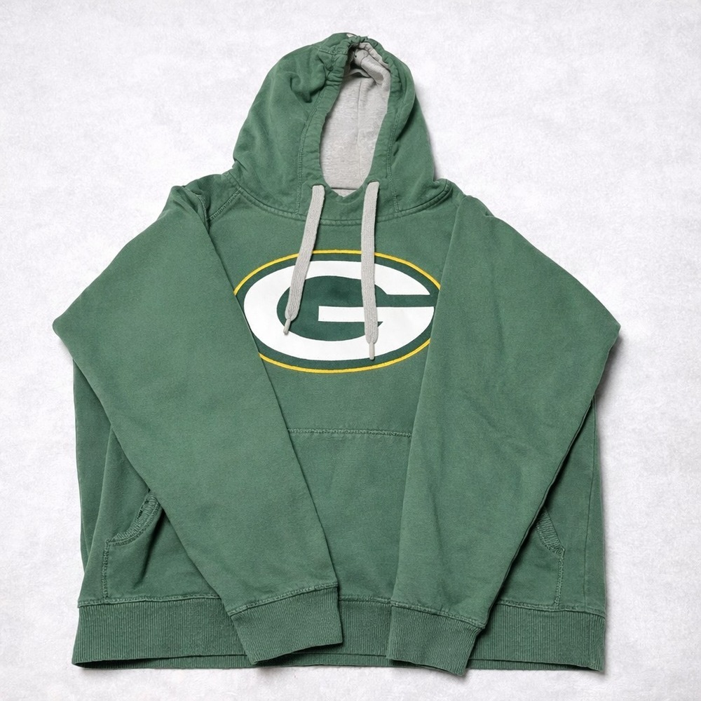 Green Bay Packers Hoodie Mens Medium Green NFL Football Pullover
